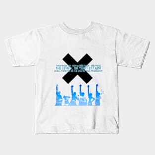 "X" stands for friendship Kids T-Shirt